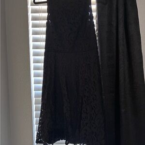 Apt. 9 Black Lace Midi Dress